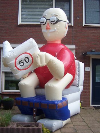 Man op WC €55,00