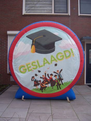 Verkeersbord klein Geslaagd